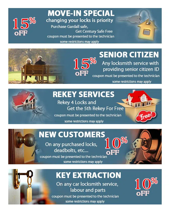 Safe Key Shop Los Angeles, CA 310-955-1012 - coupon21-set-five